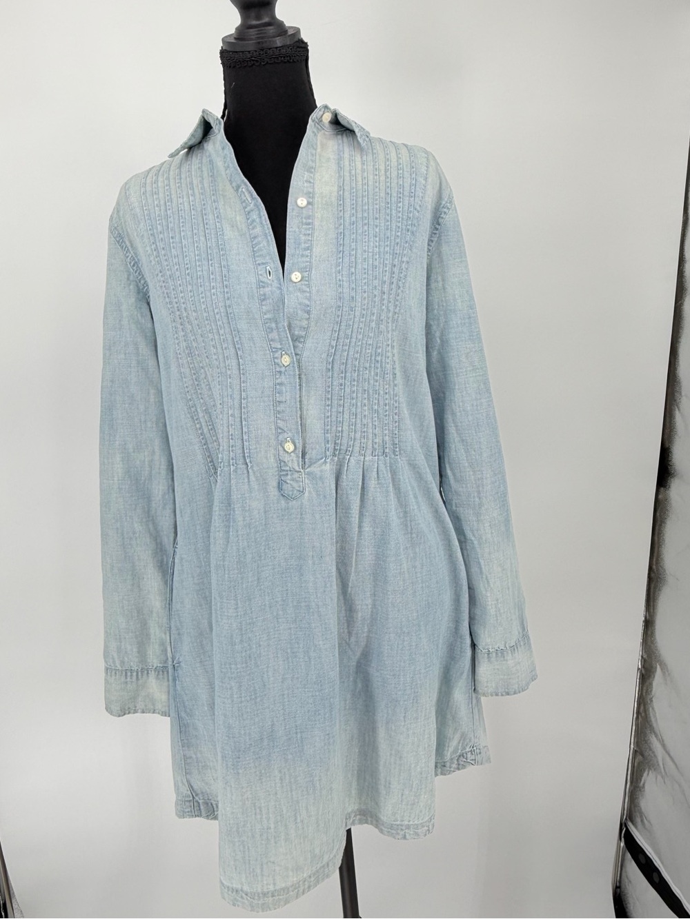 Denim & Supply Ralph Lauren Light Blue Long Sleeve Denim Dress